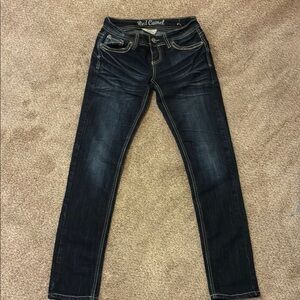 Red Camel Skinny Jeans Black and Blue Sleek Fit